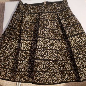 Black and Gold Skirt